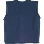 Baby Boy - Ethan 100% Cotton V-Neck Sleeveless Cardigan With Pocket