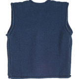 Baby Boy - Ethan 100% Cotton V-Neck Sleeveless Cardigan With Pocket