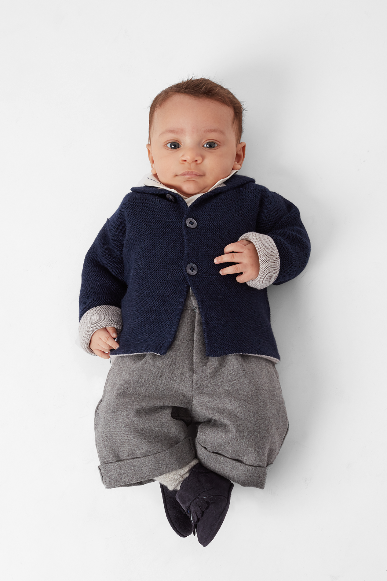 Baby Unisex - Harper 100% Royal Alpaca Coat Cardigan