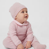 Baby Girl - Taylor 100% Cashmere Linen Stitch Socks