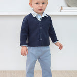 Baby Boy - Tommy 100% Cotton Pull-On Trousers