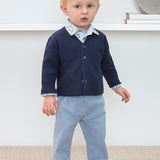 Baby Boy - Tommy 100% Cotton Pull-On Trousers