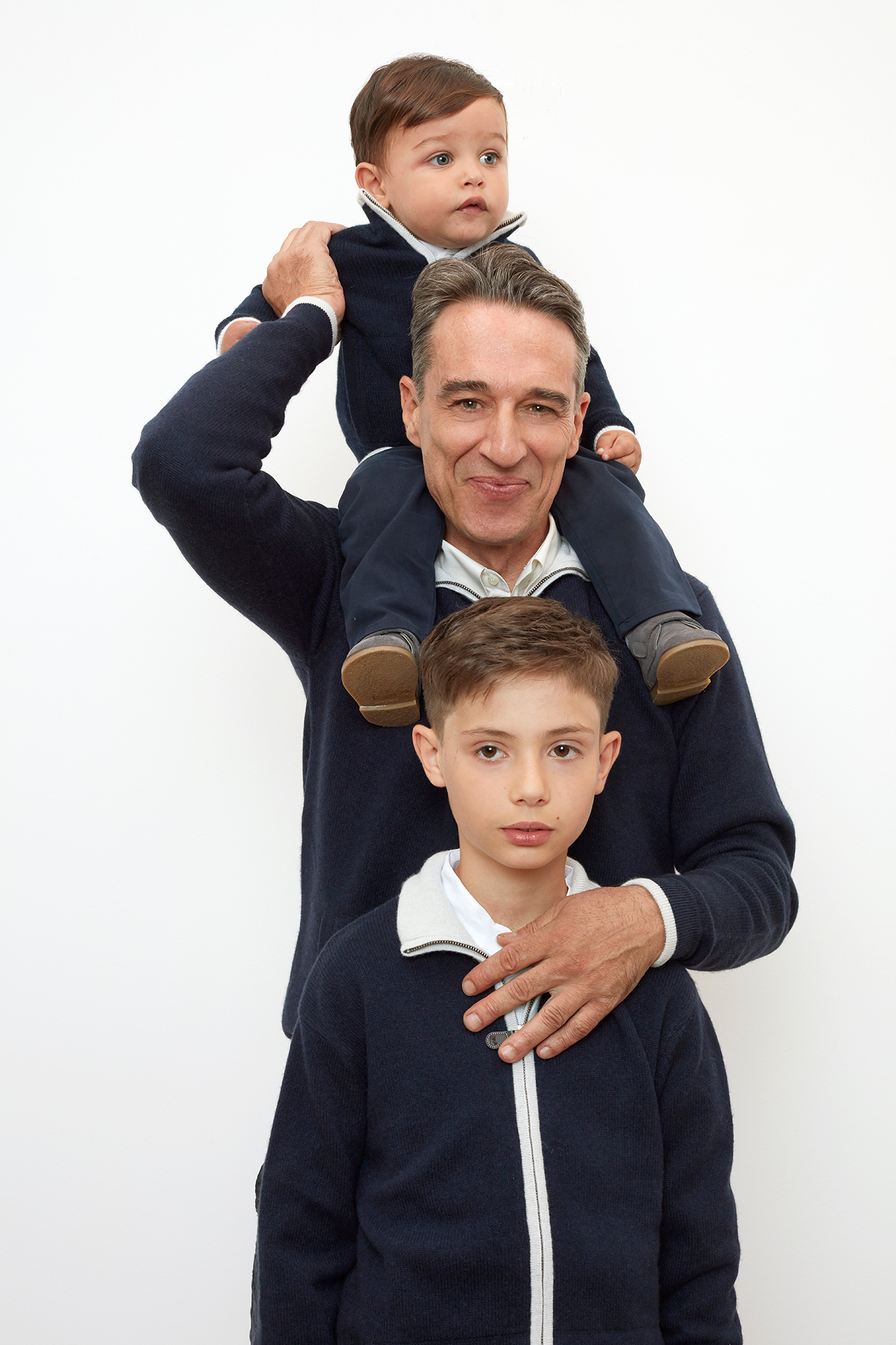 Boy - Jorge 100% Cashmere High Neck Cardigan