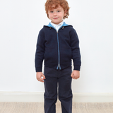 Boy - Manu 100% Cashmere Cardigan Hoodie With Elbow Patches