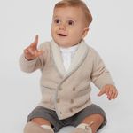 Baby Boy - Nat 100% Cashmere Double Breasted Blazer