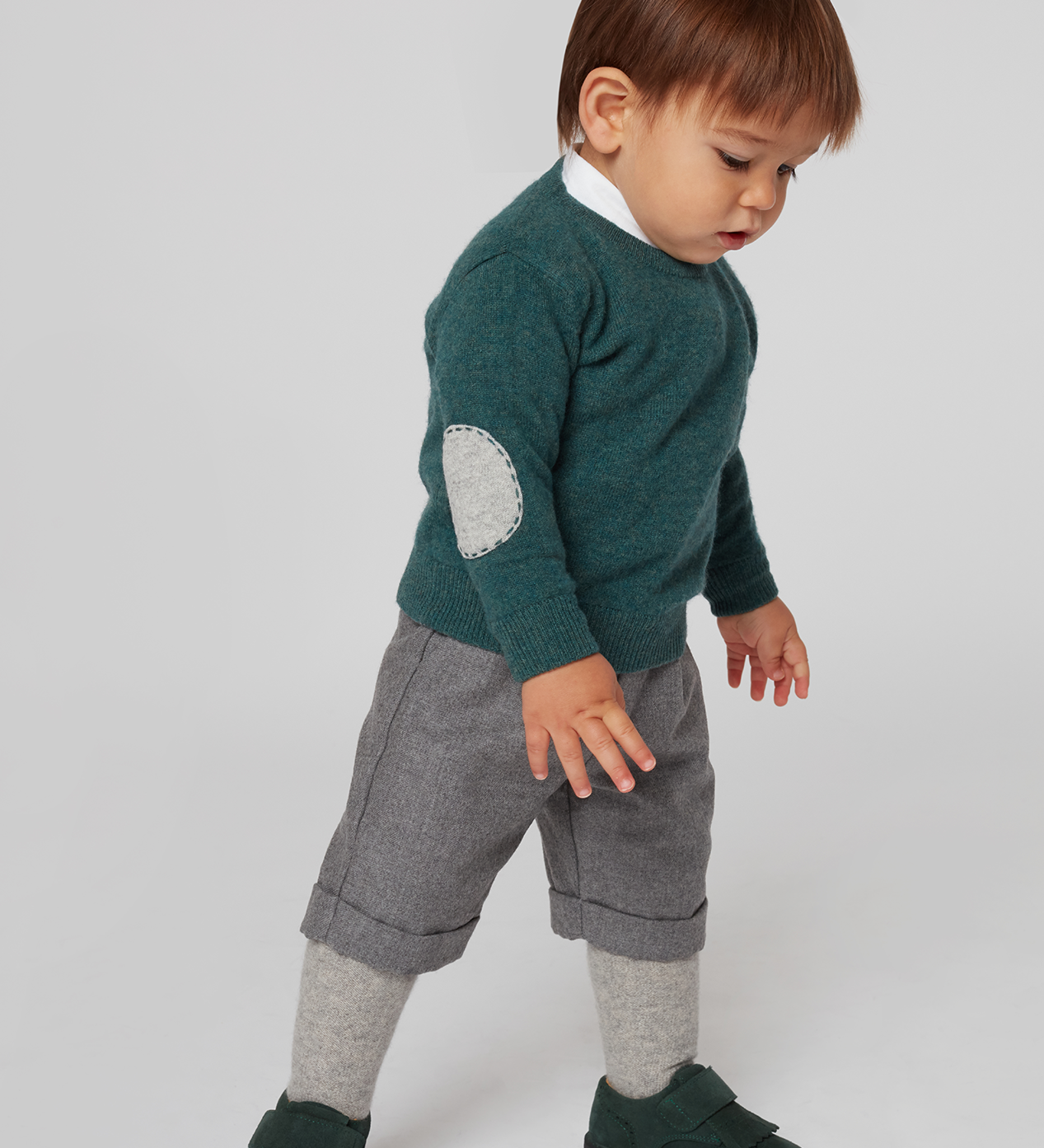 Baby Boy - Nico 100% Cashmere Crew Neck Jumper