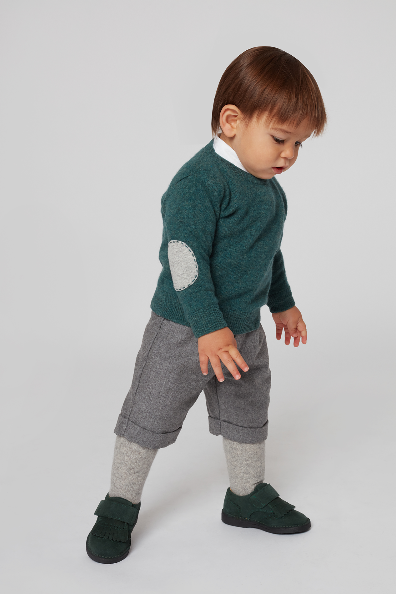 Baby Boy - Nico 100% Cashmere Crew Neck Jumper