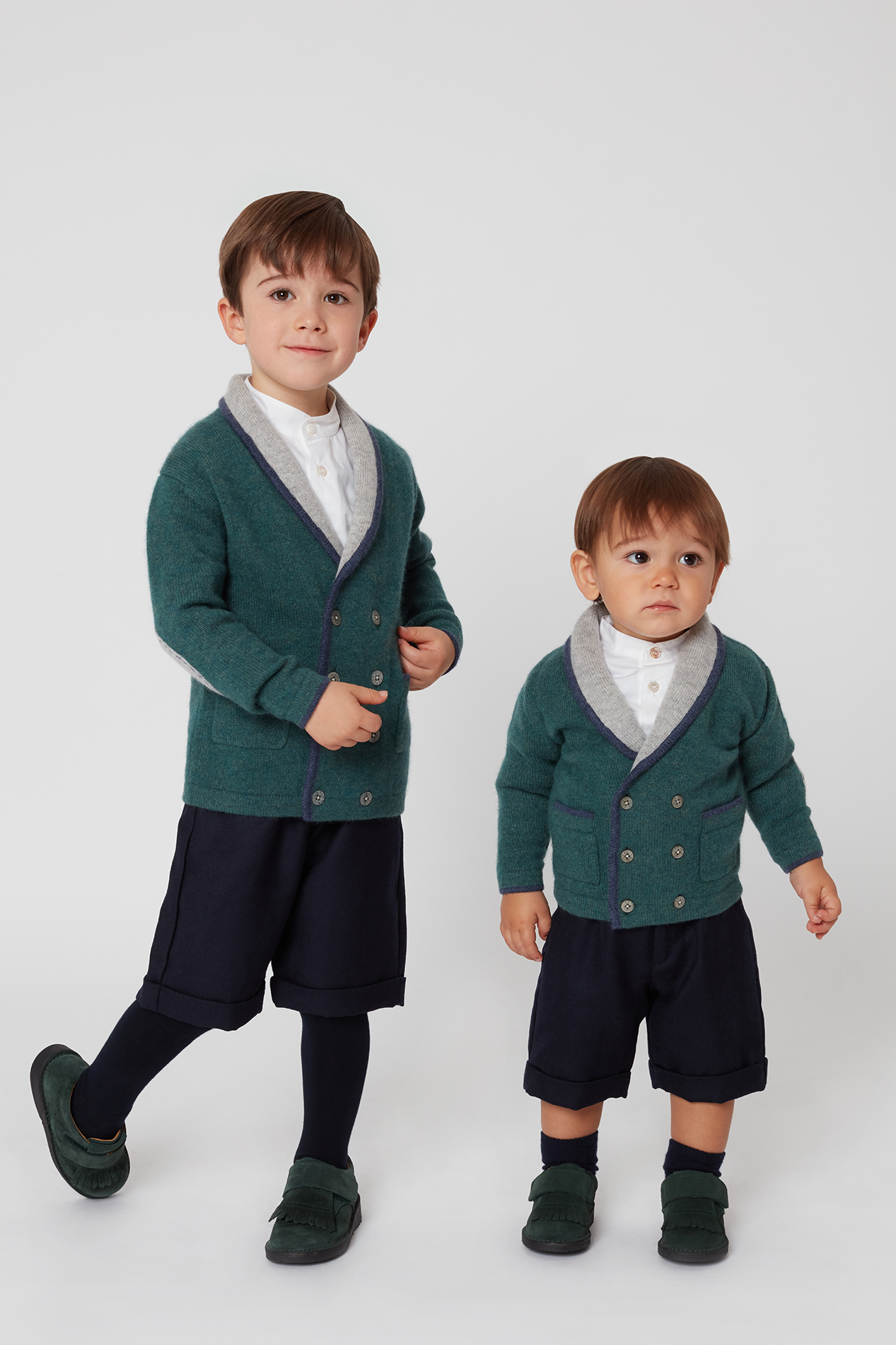 Baby Boy - Nat 100% Cashmere Double Breasted Blazer