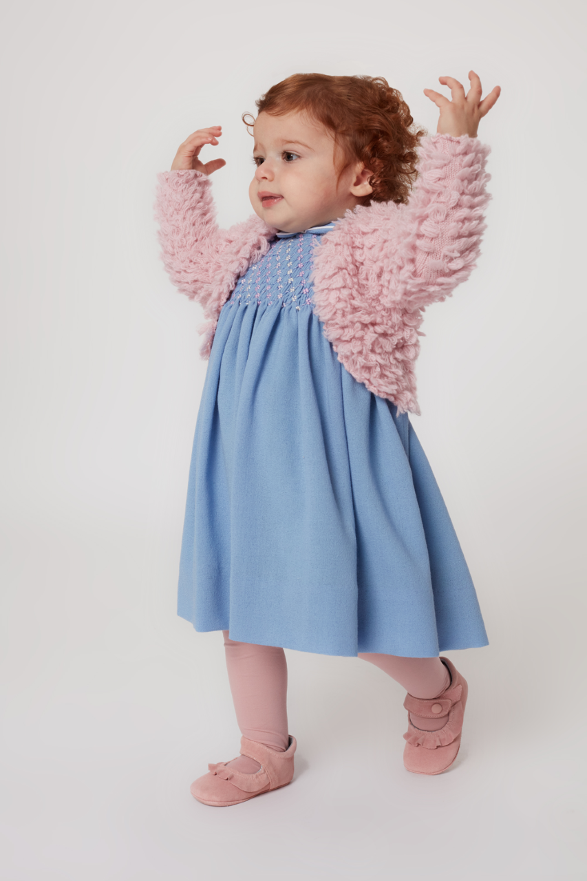 Little girl fur shrug best sale